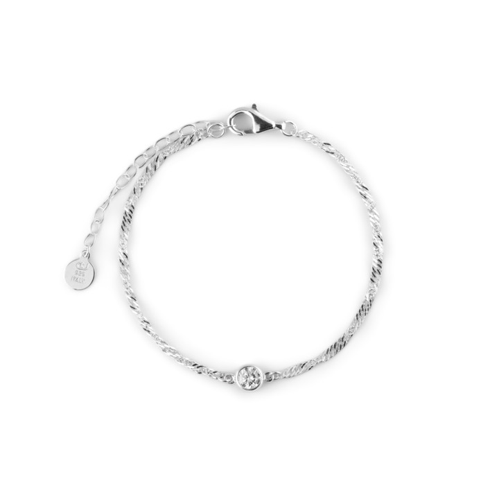 CU JEWELLERY Cubic single brace armband Silver