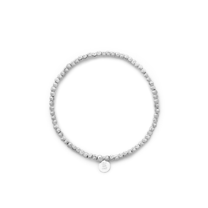 Product Image for CU JEWELLERY Cubic elastic brace armband plain Silver 18 cm