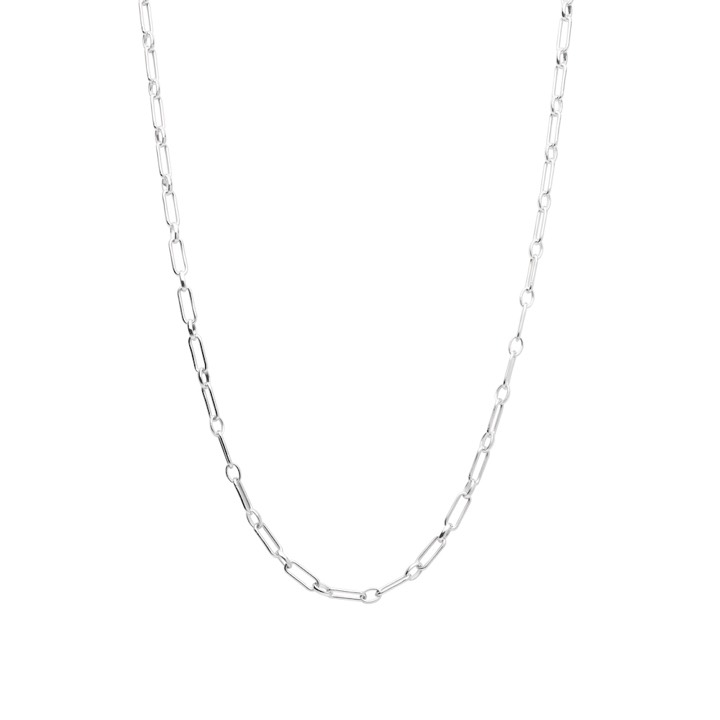 CU JEWELLERY Globe clip neck silver 90-95 cm