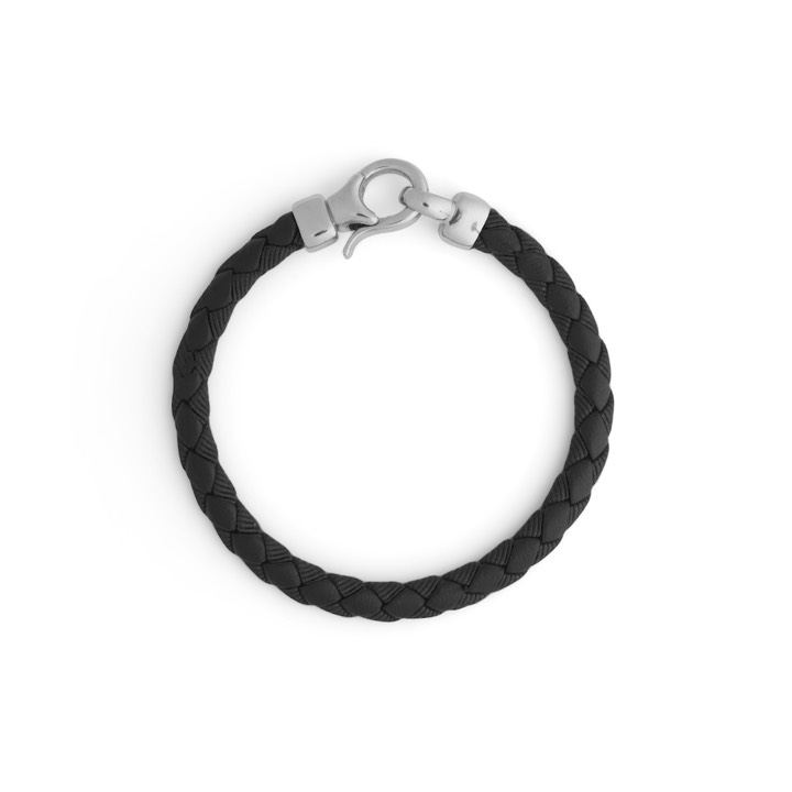 CU JEWELLERY Bear braided brace black