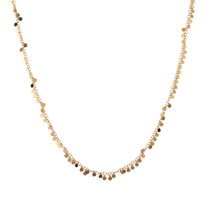 Petal Halsband Guld 60 i gruppen Halsband / Guldhalsband hos SCANDINAVIAN JEWELRY DESIGN (2313120002)