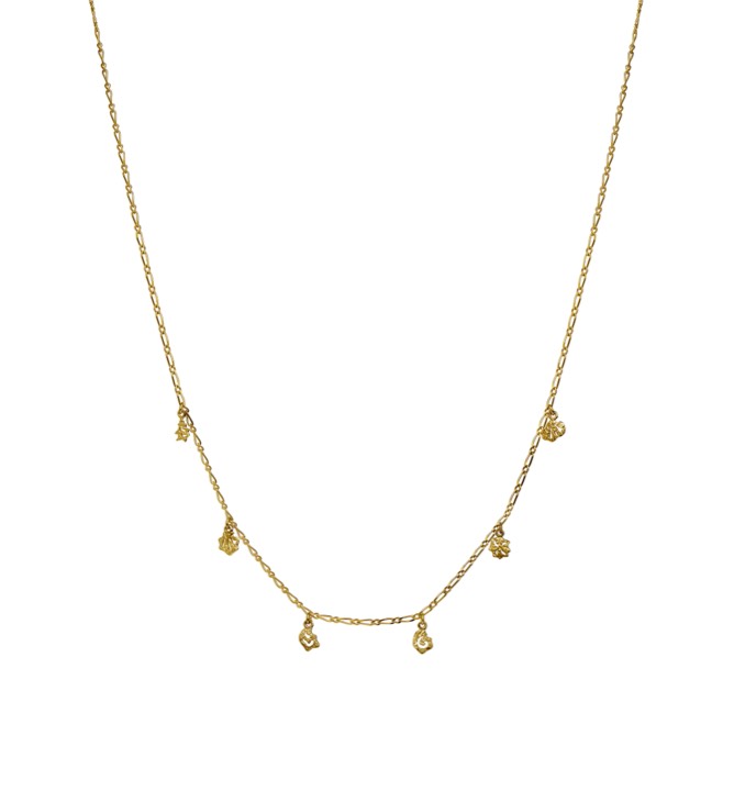 Maanesten Adina halsband (guld) 42 cm