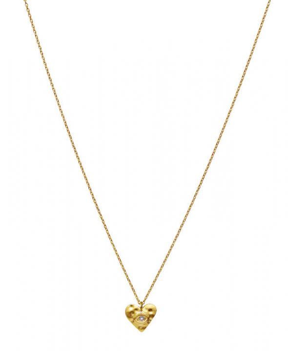 Cassandra  Halsband Guld i gruppen Halsband / Guldhalsband hos SCANDINAVIAN JEWELRY DESIGN (2678A)