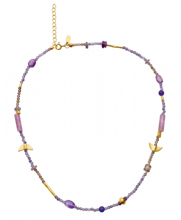 Tita Halsband Guld i gruppen Halsband / Guldhalsband hos SCANDINAVIAN JEWELRY DESIGN (2680A)