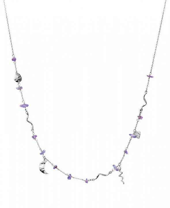 Yolanda Halsband Silver i gruppen Halsband / Silverhalsband hos SCANDINAVIAN JEWELRY DESIGN (2681C)