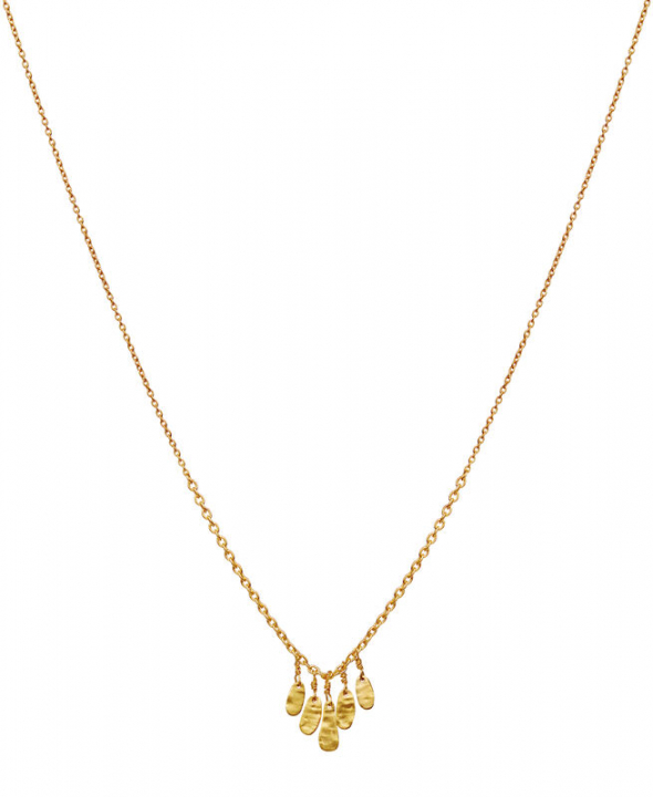 Theresa Halsband Guld i gruppen Halsband / Guldhalsband hos SCANDINAVIAN JEWELRY DESIGN (2685A)