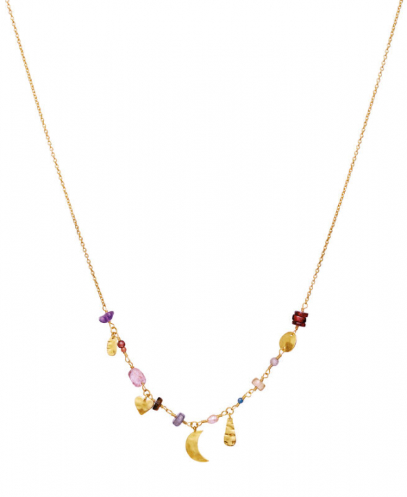 Olympia Halsband Guld i gruppen Halsband / Guldhalsband hos SCANDINAVIAN JEWELRY DESIGN (2687A)