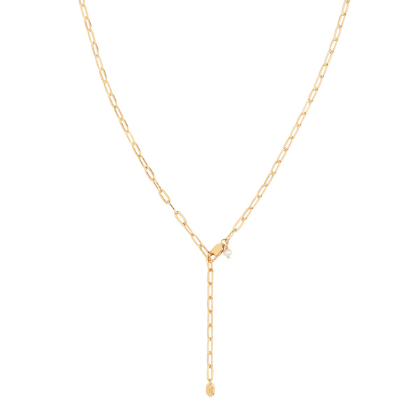 Gemma Necklace Goldplated Silver i gruppen Halsband / Guldhalsband hos SCANDINAVIAN JEWELRY DESIGN (300402YG)