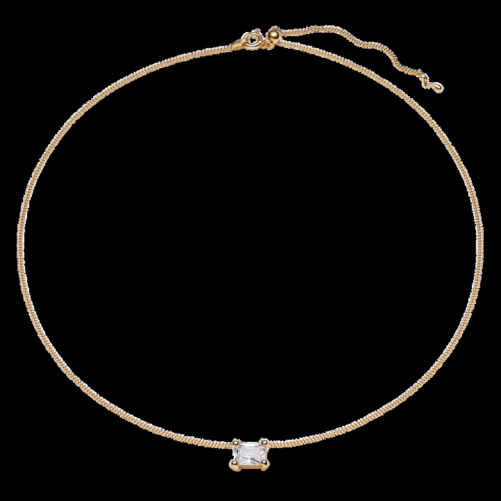 Roppongi Drop Necklace Goldplated i gruppen Halsband / Guldhalsband hos SCANDINAVIAN JEWELRY DESIGN (300513YG)