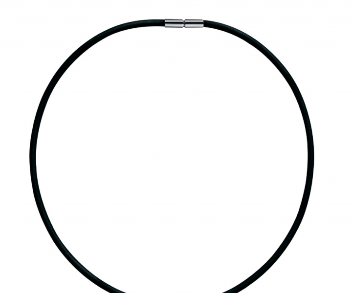 Halsband rubber 4mm (inget hänge) i gruppen Halsband / Silverhalsband hos SCANDINAVIAN JEWELRY DESIGN (353276)