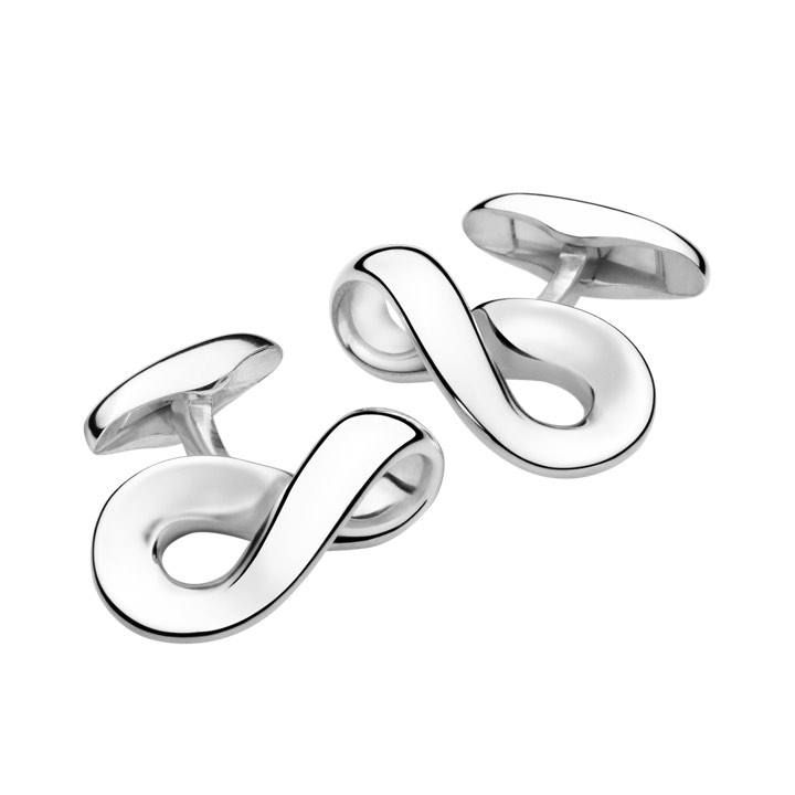 MEN’S CLASSIC INFINITY manschettknapparS Silver