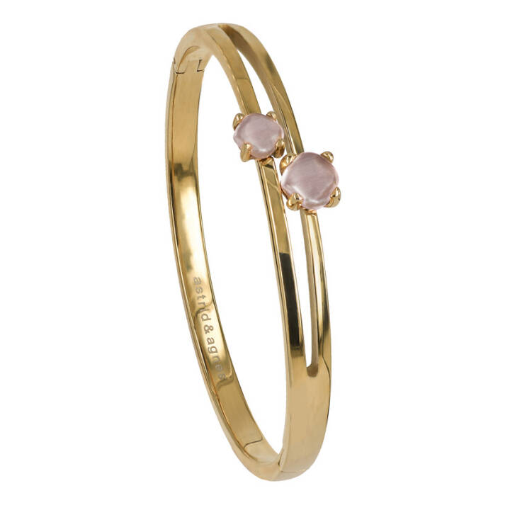 astrid&agnes VICTORIA armband Guld/Rosa