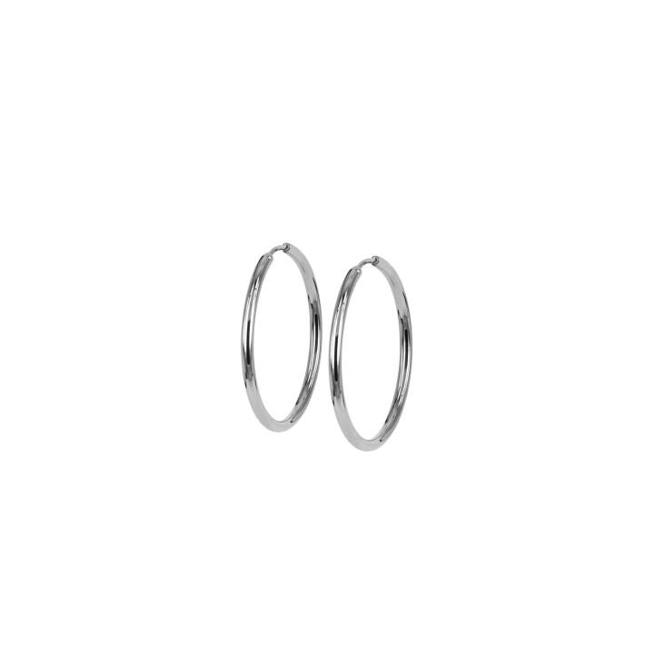 MAXI 16mm örhänge Stål i gruppen Örhängen / Silverörhängen hos SCANDINAVIAN JEWELRY DESIGN (358924)