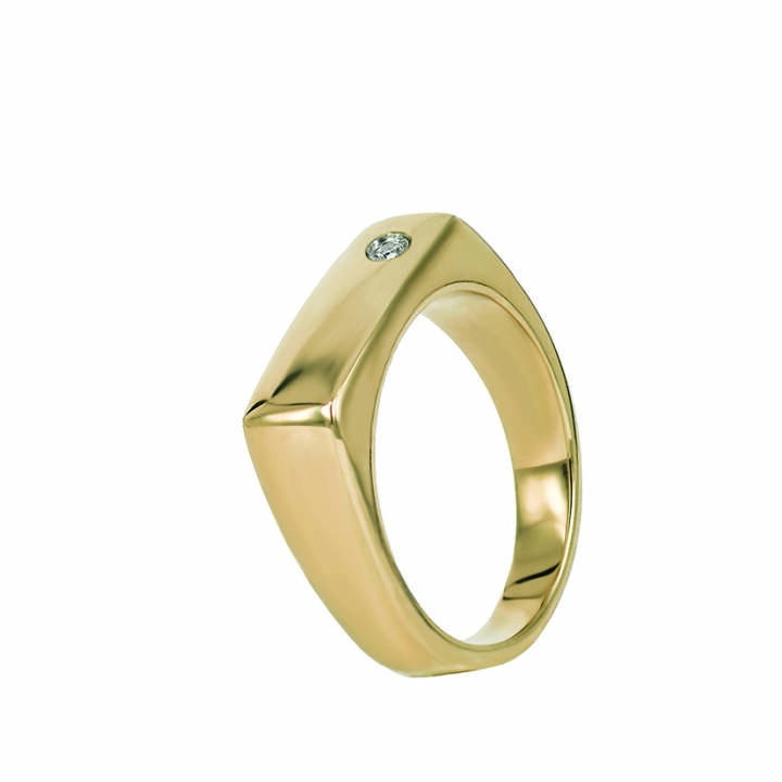 NOUR Stone Guld ring i gruppen Ringar hos SCANDINAVIAN JEWELRY DESIGN (359327V)