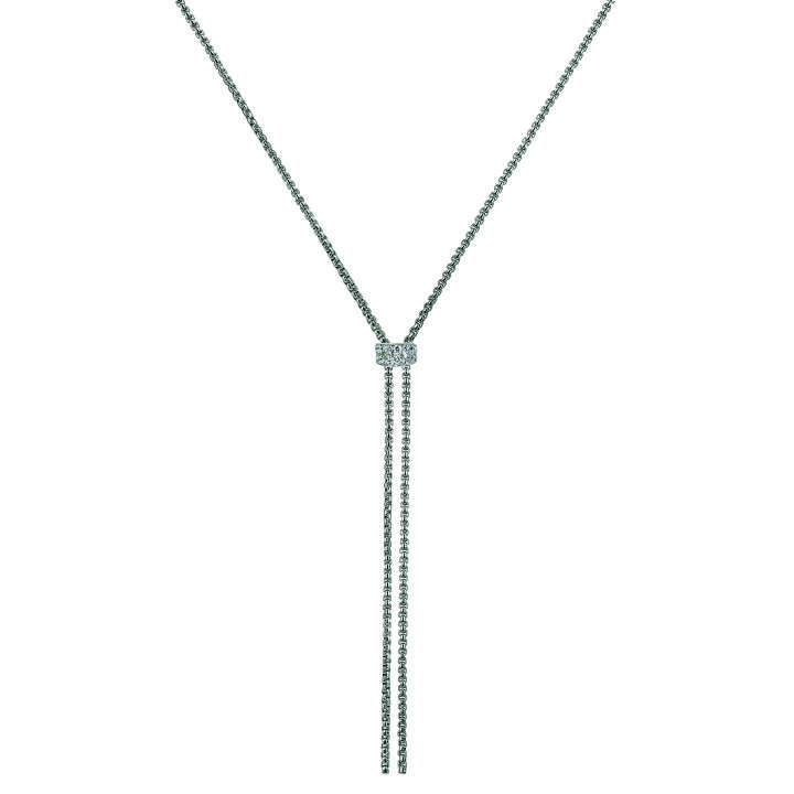 CLARISSA Long halsband Stål i gruppen Halsband / Silverhalsband hos SCANDINAVIAN JEWELRY DESIGN (359594)
