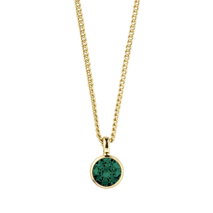 DYRBERG/KERN ETTE Guld GREEN Halsband