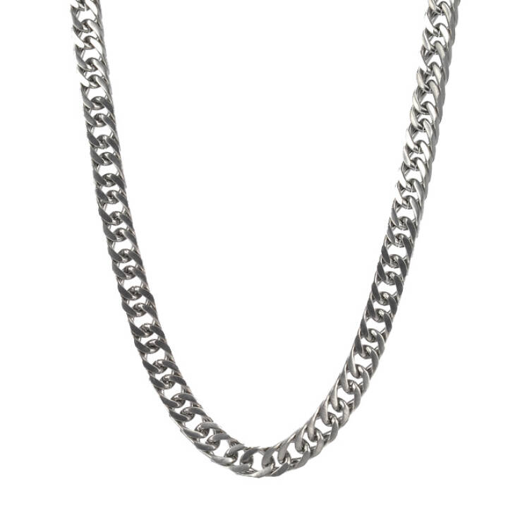 RIWER Small halsband Stål i gruppen Halsband / Silverhalsband hos SCANDINAVIAN JEWELRY DESIGN (361979)