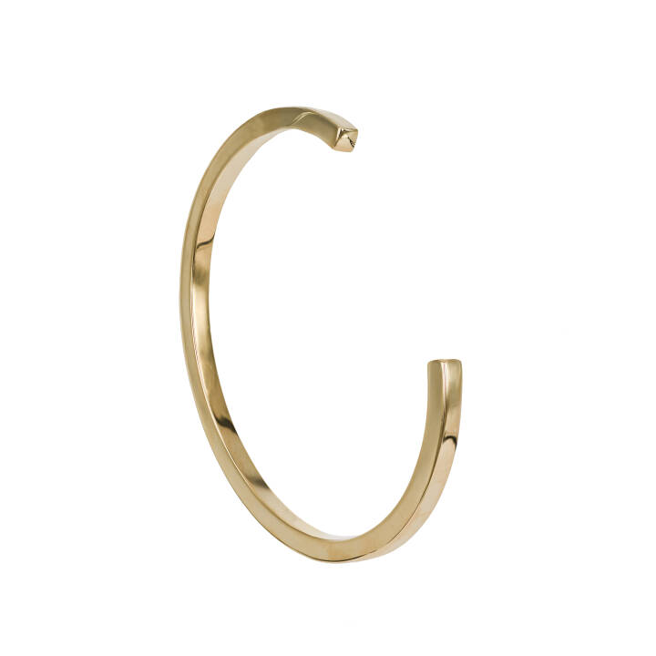 TIM Medium Bangle armband Guld i gruppen Armband hos SCANDINAVIAN JEWELRY DESIGN (365205)