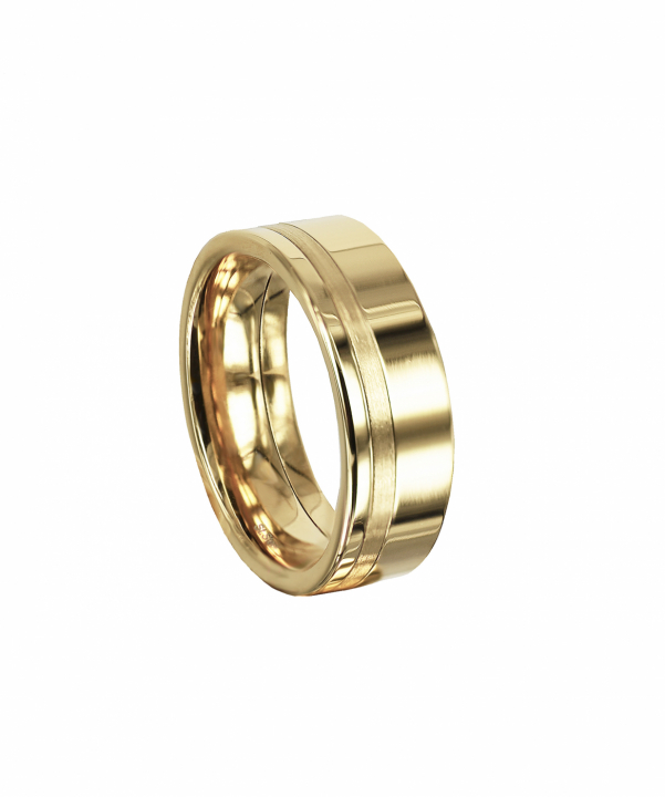 MOLTAS Ring Plain Guld i gruppen Ringar hos SCANDINAVIAN JEWELRY DESIGN (36767R)