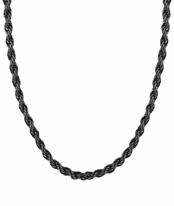 TERRY Halsband Gun Metal i gruppen Halsband / Silverhalsband hos SCANDINAVIAN JEWELRY DESIGN (368329)