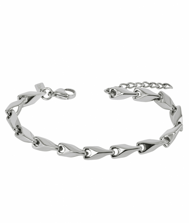 JAMES Wide Armband Stål i gruppen Armband / Silverarmband hos SCANDINAVIAN JEWELRY DESIGN (368510)