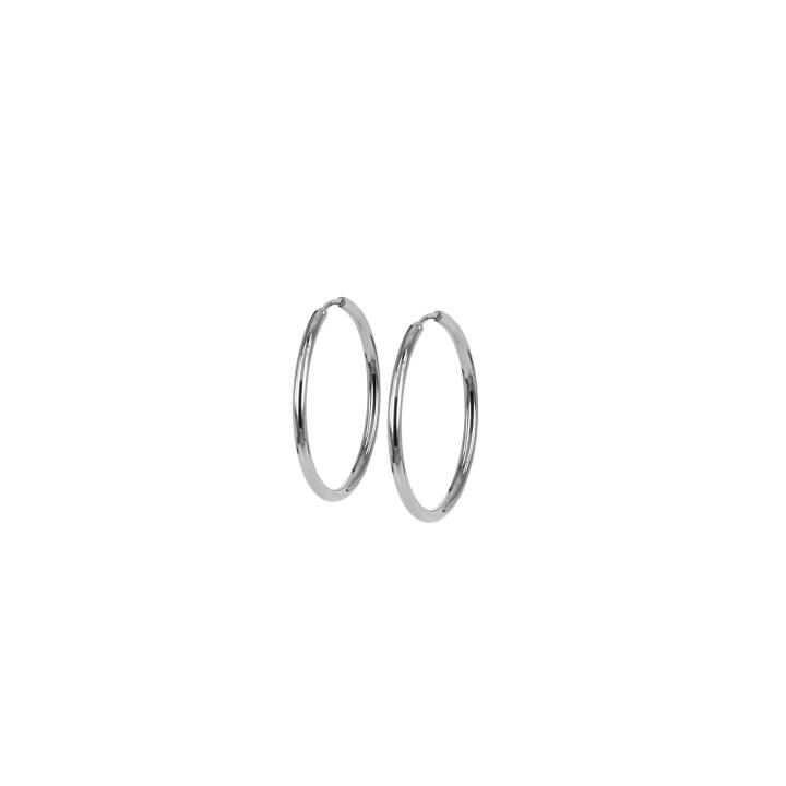 MAXI 14mm örhänge Stål i gruppen Örhängen / Silverörhängen hos SCANDINAVIAN JEWELRY DESIGN (370124)