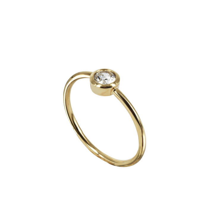 LILLY Guld ring i gruppen Ringar hos SCANDINAVIAN JEWELRY DESIGN (370674V)