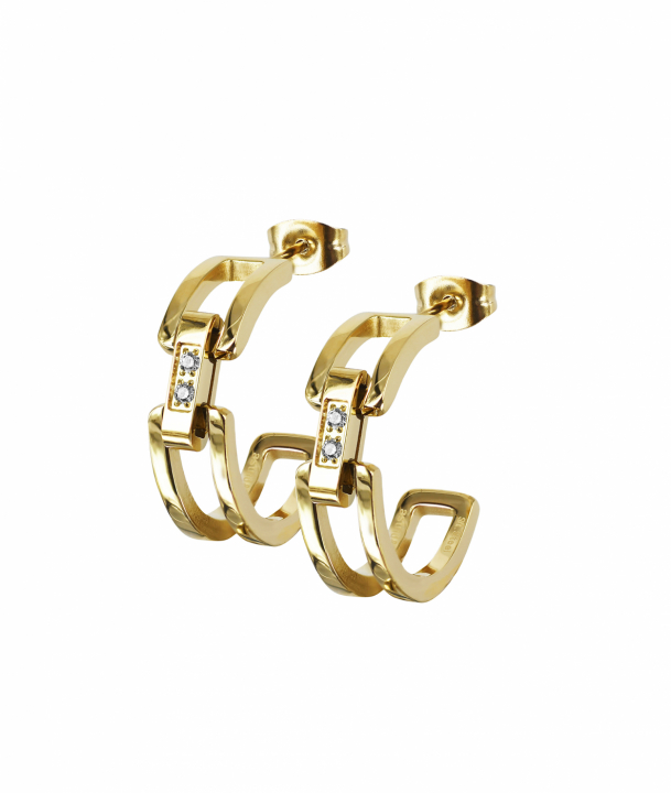 CHERRIE Crystal Örhänge Guld  i gruppen Örhängen / Guldörhängen hos SCANDINAVIAN JEWELRY DESIGN (372050)