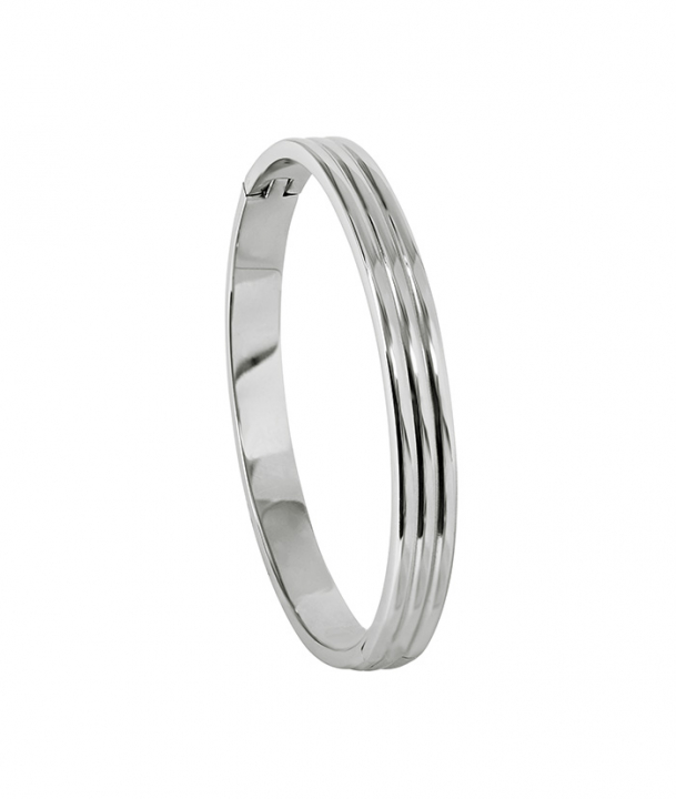 MONIQUE Bangle Armband Stål i gruppen Armband / Silverarmband hos SCANDINAVIAN JEWELRY DESIGN (372906)