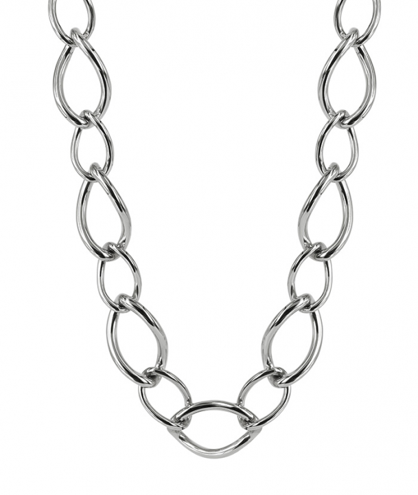 MEDINA Short Halsband Stål i gruppen Halsband / Silverhalsband hos SCANDINAVIAN JEWELRY DESIGN (373118)