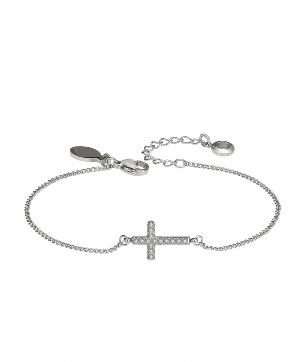 CROSS Crystal Armband Stål i gruppen Armband / Silverarmband hos SCANDINAVIAN JEWELRY DESIGN (373934)
