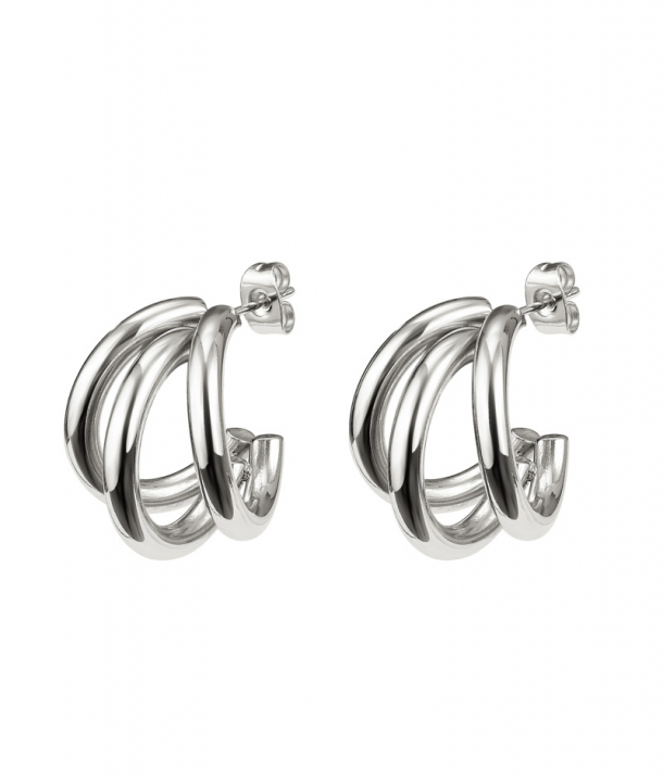 LANA Örhängen Stål i gruppen Örhängen / Silverörhängen hos SCANDINAVIAN JEWELRY DESIGN (374559)