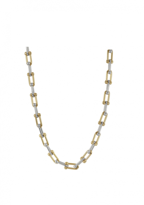 AMY Halsband Guld/Stål i gruppen Halsband / Guldhalsband hos SCANDINAVIAN JEWELRY DESIGN (376027)