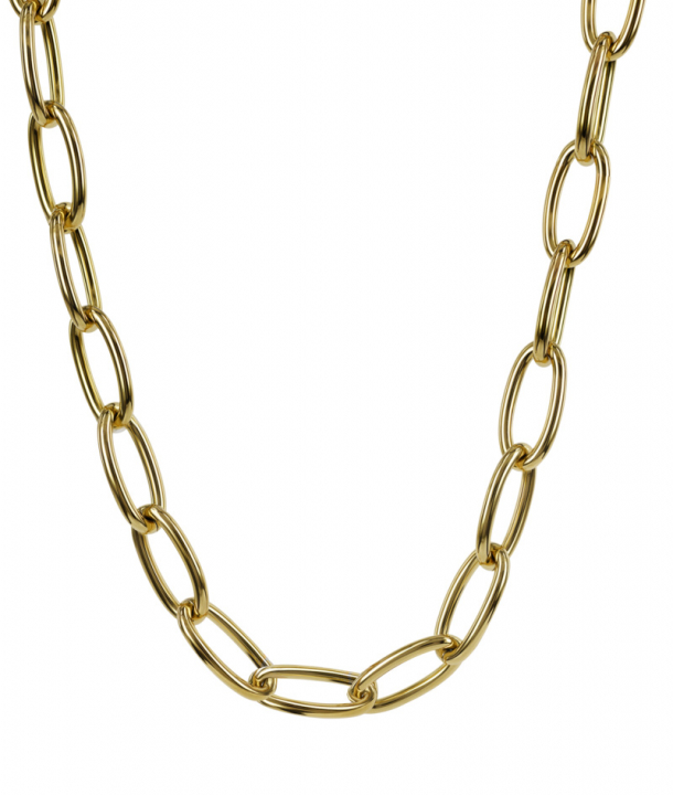 EVELYN Halsband Guld i gruppen Halsband / Guldhalsband hos SCANDINAVIAN JEWELRY DESIGN (377079)