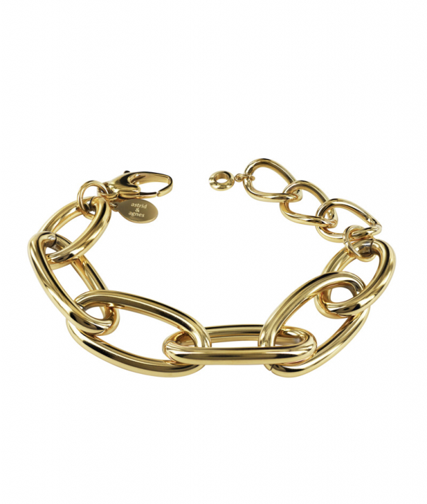 EVELYN Armband Guld i gruppen Armband / Guldarmband hos SCANDINAVIAN JEWELRY DESIGN (377093)