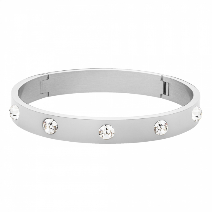BELLA I Silver CRYSTAL i gruppen Armband / Silverarmband hos SCANDINAVIAN JEWELRY DESIGN (390111)