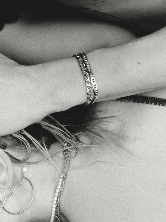 Carlo Bracelet  Small Silver i gruppen Armband / Silverarmband hos SCANDINAVIAN JEWELRY DESIGN (400199)