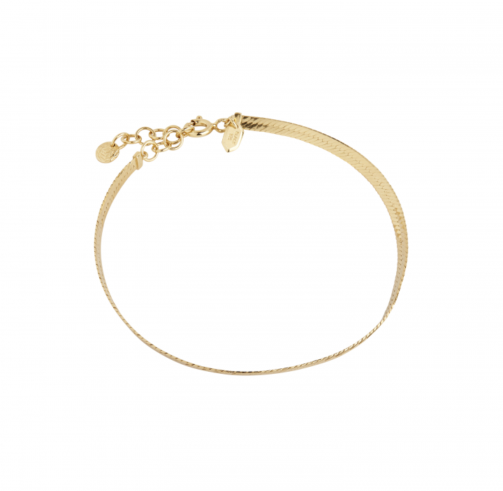 Sentiero Bracelet (S/M) – Goldplated Silver (One)