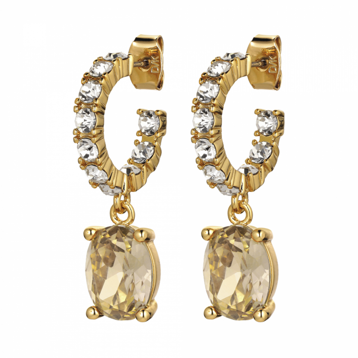Product Image for DYRBERG/KERN BARBARA Guld GOLDEN / CRYSTAL Örhänge