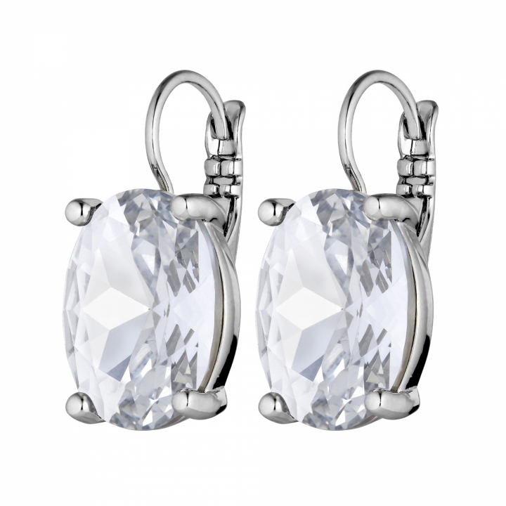 CHANTAL Silver CRYSTAL Örhänge i gruppen Örhängen / Silverörhängen hos SCANDINAVIAN JEWELRY DESIGN (430081)