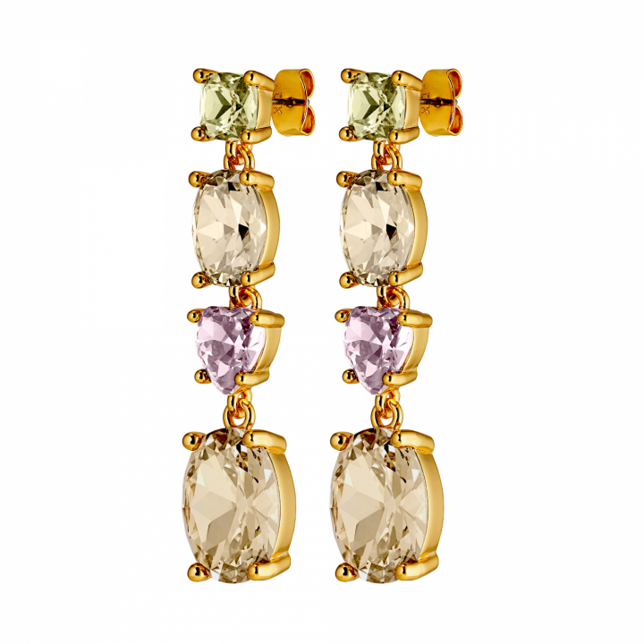 CARMEN Guld GOLDEN i gruppen Örhängen / Guldörhängen hos SCANDINAVIAN JEWELRY DESIGN (440022)