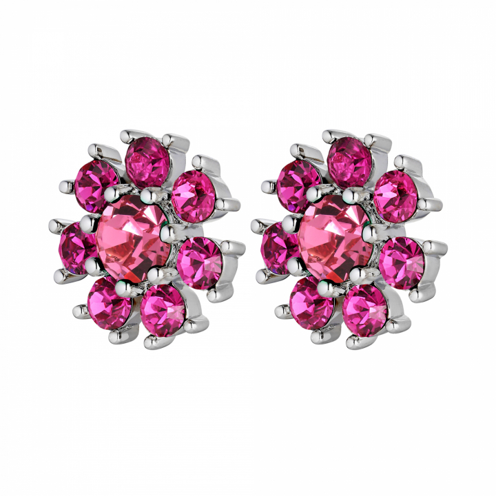 AUDE Silver PINK i gruppen Örhängen / Silverörhängen hos SCANDINAVIAN JEWELRY DESIGN (440037)