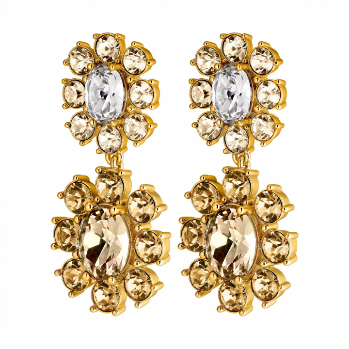 LINA Guld GOLDEN i gruppen Örhängen / Guldörhängen hos SCANDINAVIAN JEWELRY DESIGN (440063)