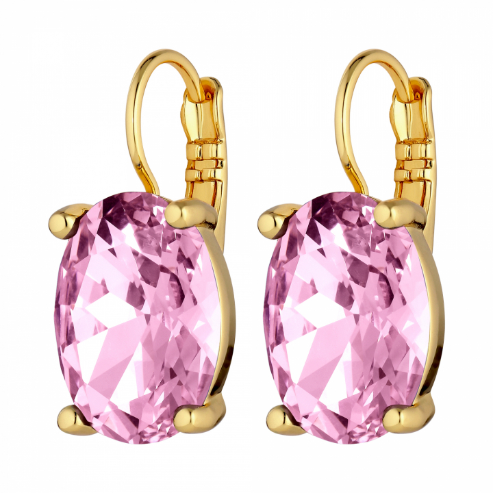 CHANTAL Guld L.ROSE i gruppen Örhängen / Guldörhängen hos SCANDINAVIAN JEWELRY DESIGN (440095)