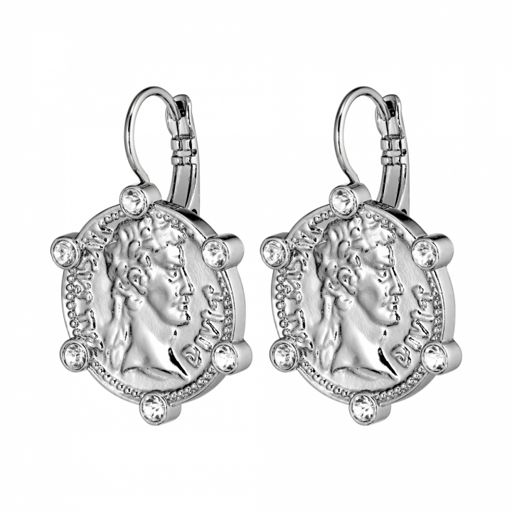 COMO Silver CRYSTAL i gruppen Örhängen / Silverörhängen hos SCANDINAVIAN JEWELRY DESIGN (440119)
