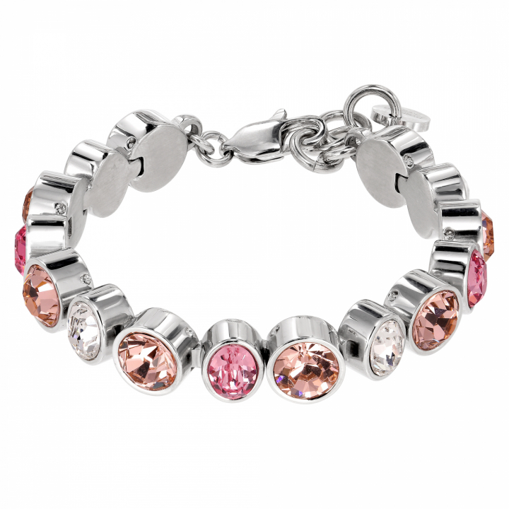 ELAINE Silver LIGHT ROSE i gruppen Armband / Silverarmband hos SCANDINAVIAN JEWELRY DESIGN (440124)