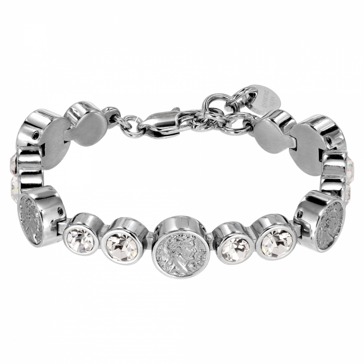 AUGUSTA Silver CRYSTAL i gruppen Armband / Silverarmband hos SCANDINAVIAN JEWELRY DESIGN (440145)