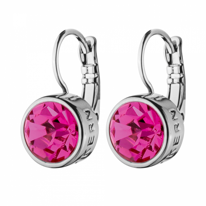 LOUISE Silver PINK i gruppen Örhängen / Silverörhängen hos SCANDINAVIAN JEWELRY DESIGN (440164)