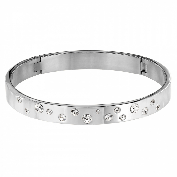 CLARE I Silver CRYSTAL i gruppen Armband / Silverarmband hos SCANDINAVIAN JEWELRY DESIGN (440197)