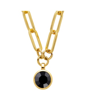 DYRBERG/KERN LISANNA SG BLACK Halsband Guld